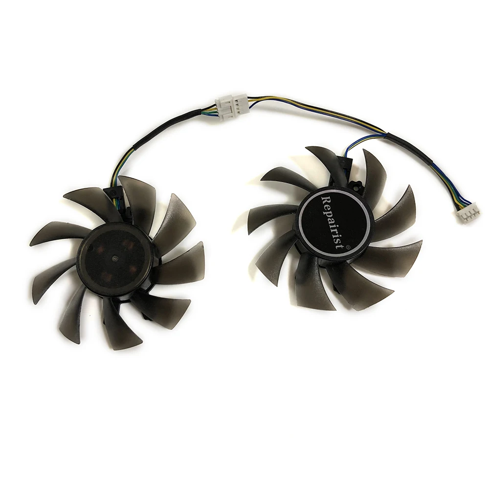 

2 шт./компл. GA82S2H GTX1060 GK-RTX2060 GPU VGA кулер вентилятор для KFA2 GTX 1060 kuroutoshiba kou GALAKURO GF-GTX1060 видеокарты заменить