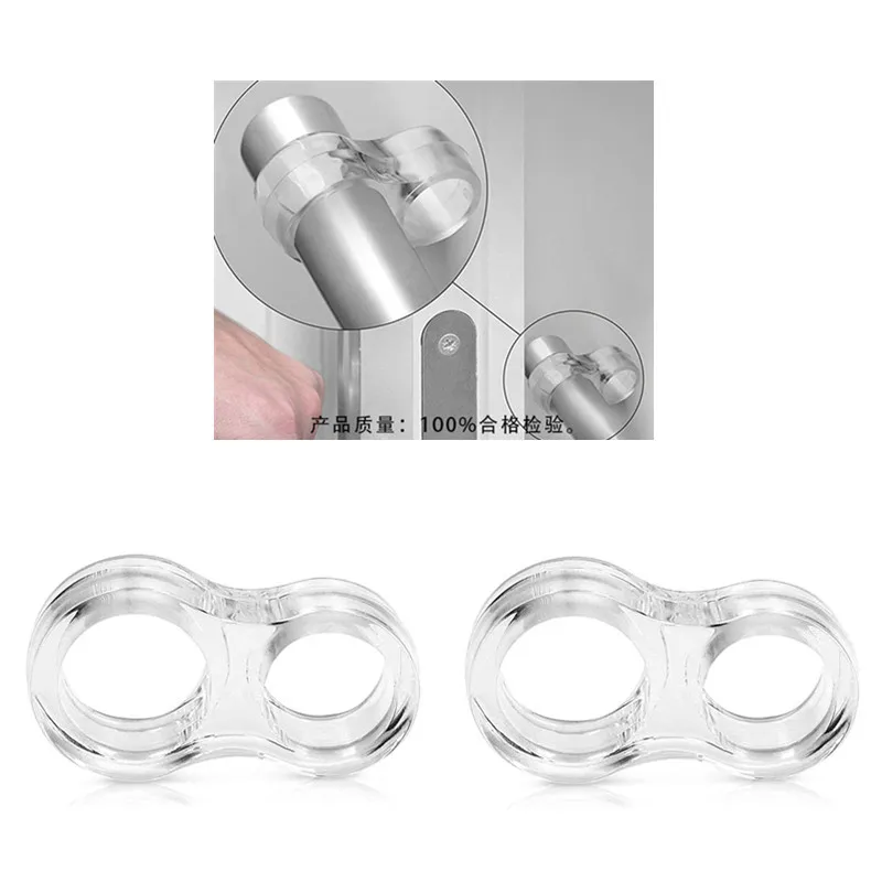 5pcs Door Stopper Transparent Handle Buffer Baby Safety Children Protection Walls and Furniture Stop Kitchen Bedroom | Обустройство