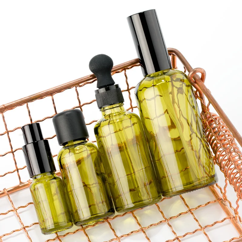 5 100 мл пустой флакон капельница Янтарное Эфирное масло стекло ароматерапия