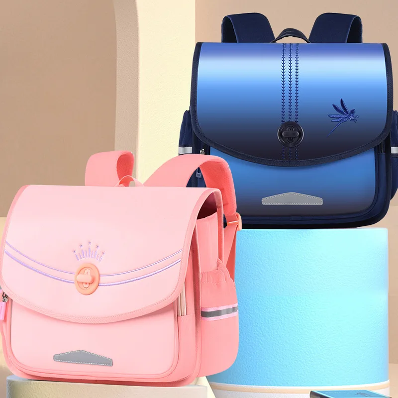 Randoseru Japan Children School Bags for Boys Girls Kids Book Bag Orthopedic Backpacks Primary School Kids Satchel Mochilas