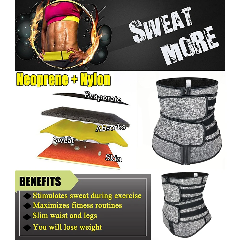 Женская корректирующая одежда тренажер для талии формирователь тела неопрен