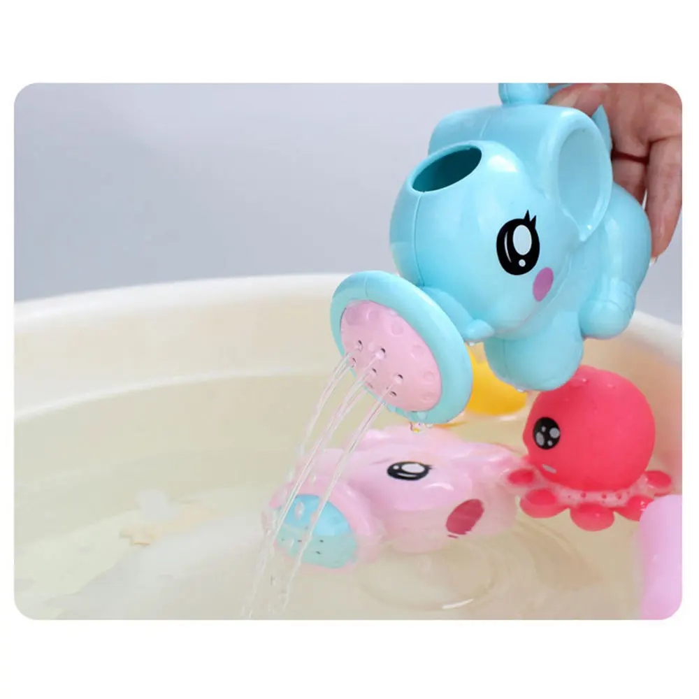 Bath Toys Classic Toy For Baby Kids Shower Lovely Elephant Watering Pot Funny Bathroom Game Water Spraying Tool Gift | Игрушки и хобби