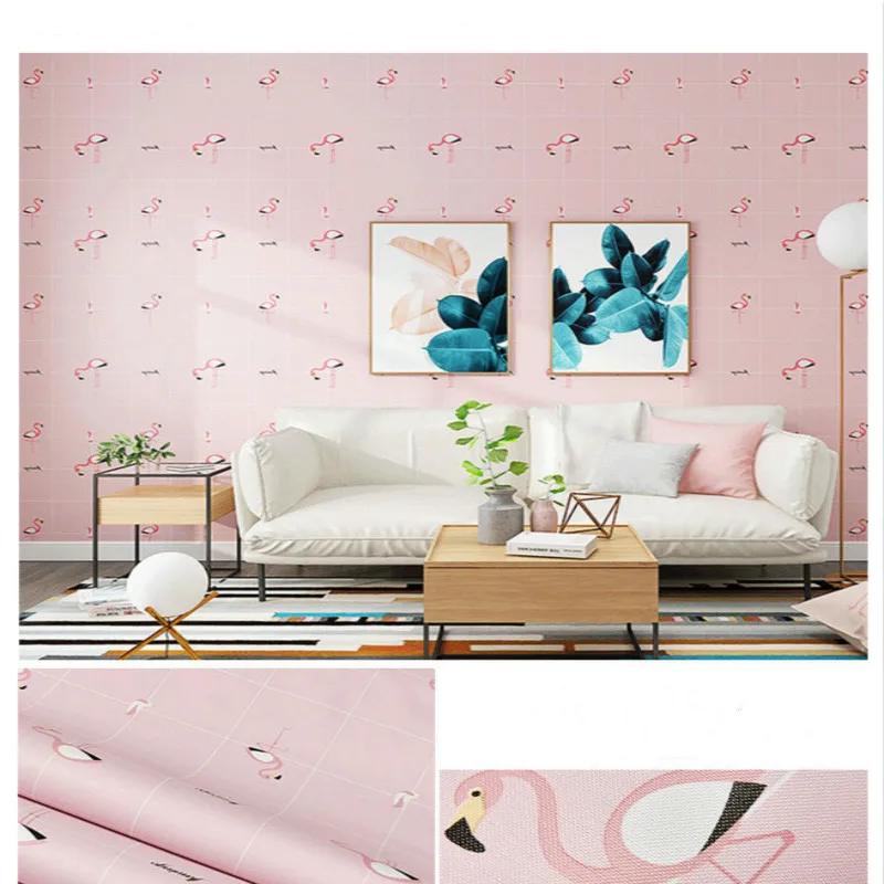 Wall stickers PVC material waterproof, oil-proof and wear-resistant modern minimalist style self-adhesive wallpaper 60*100cm