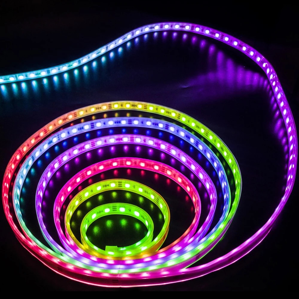 Светодиодная лента 2811 5050 RGB 12 В WS2811 IC 30 светодиодов/м пикселей программируемый