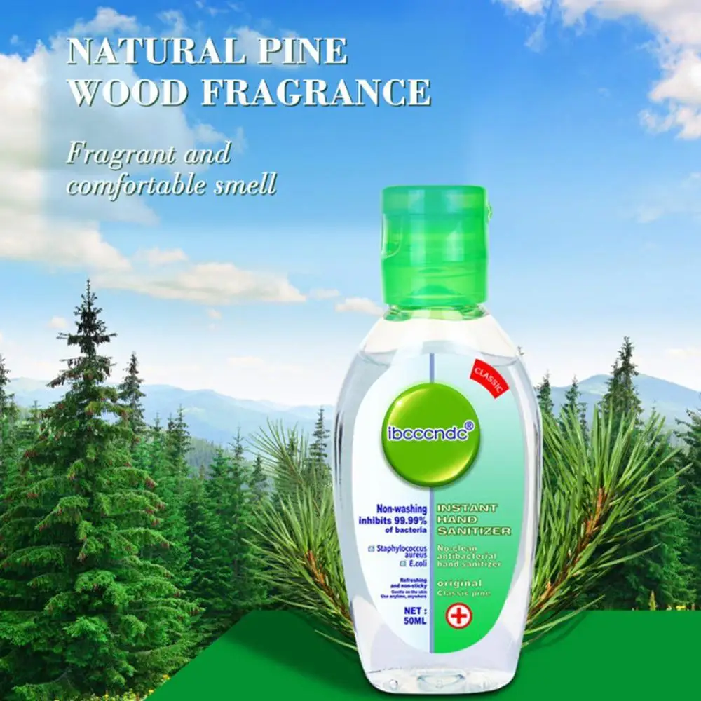 Одноразовый Быстросохнущий Дезинфицирующий Гель для рук 50 мл портативный милый