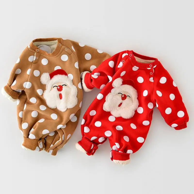 Детский комбинезон Осень зима Рождество одежда для маленьких девочек