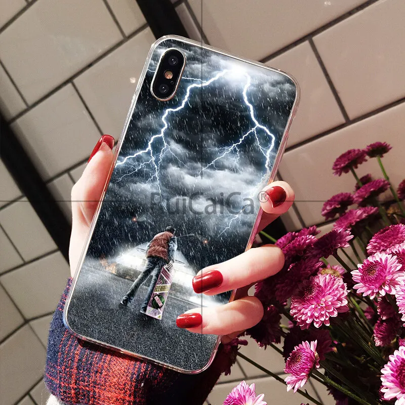 Ruicaica Назад в будущее делореан время Coque Оболочка Чехол для телефона iPhone X XS MAX 6 6s 7