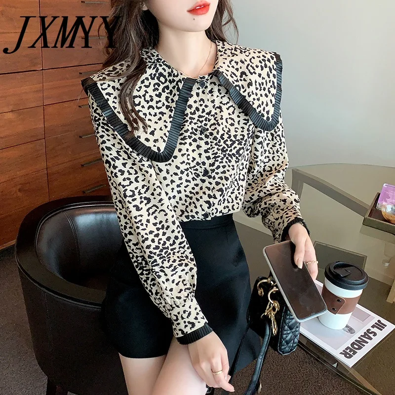 JXMYY 2022 модный дизайн весна-осень темпераментная рубашка с длинным рукавом
