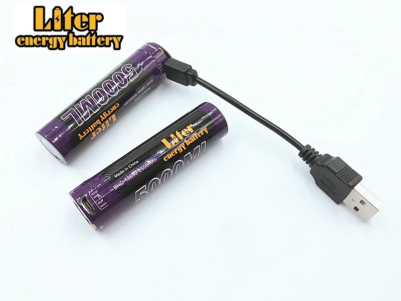 Шнур для USB + 18650 зарядки литий ионных аккумуляторов на 3500 мАч и 3 7 в 5000