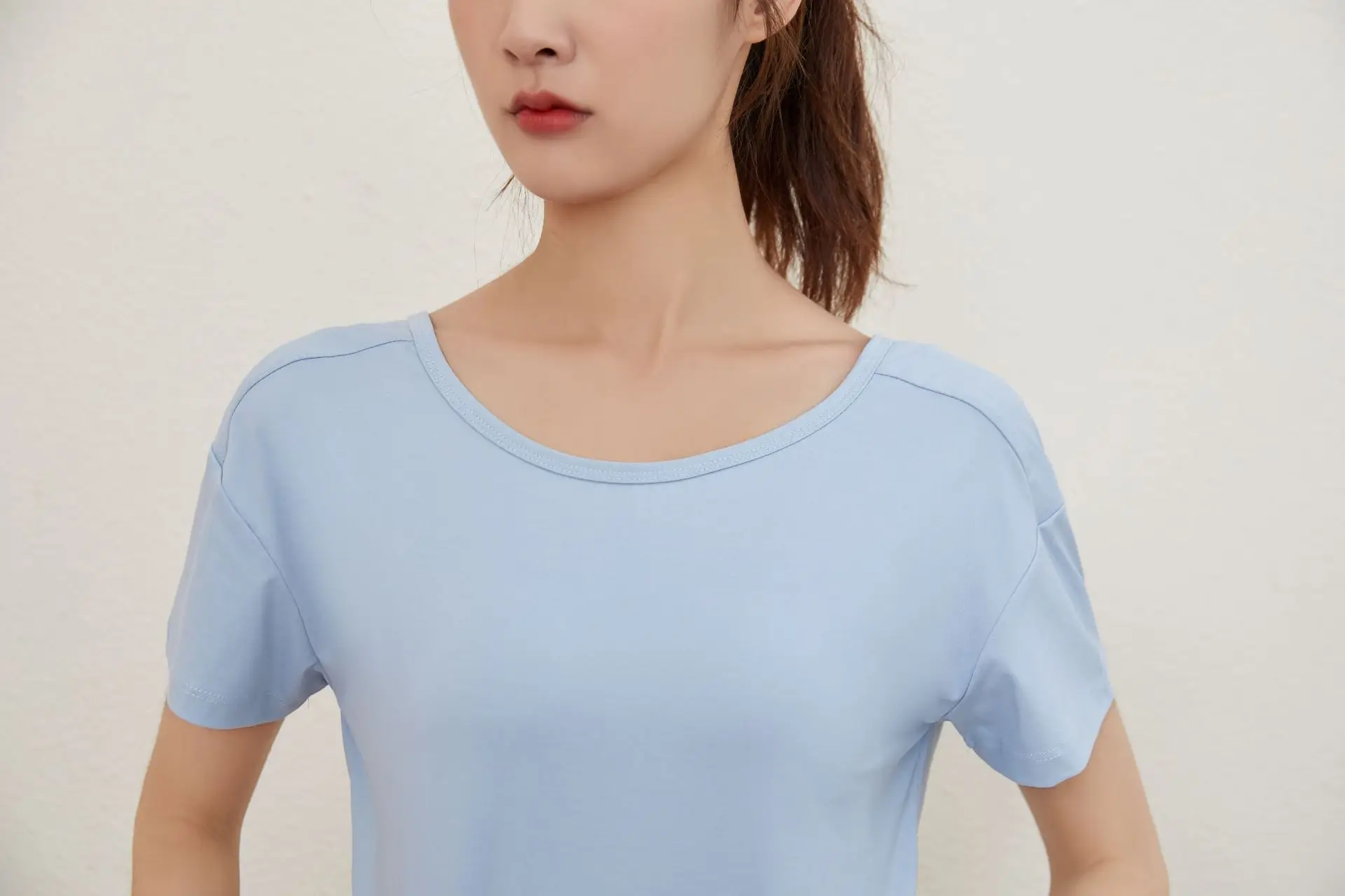 Women's Shirt New Sports Top Women Loose Sports Short-sleeved Breathable T-shirt Summer Net Red Fitness Yoga Clothes Top