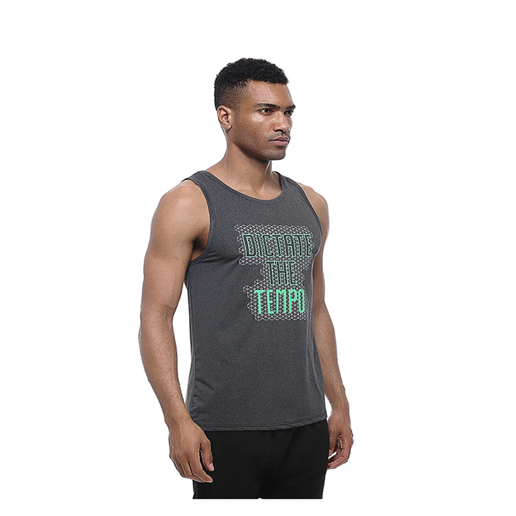 Твердый спортивный мужской Стрингер майка для бодибилдинга s жилет мышцв