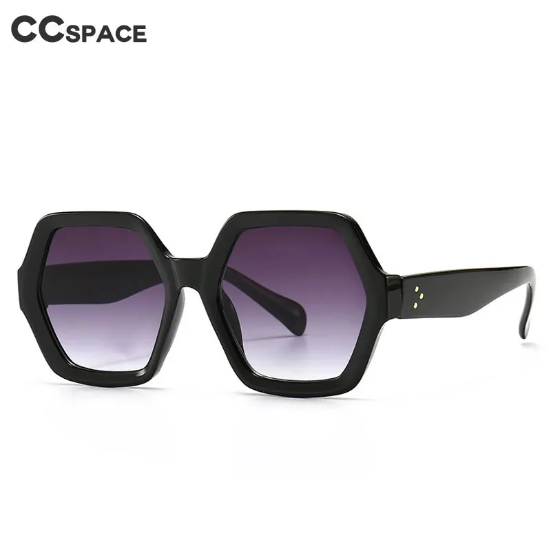 46539 многоугольные ретро заклепки большие солнцезащитные очки для мужчин и женщин