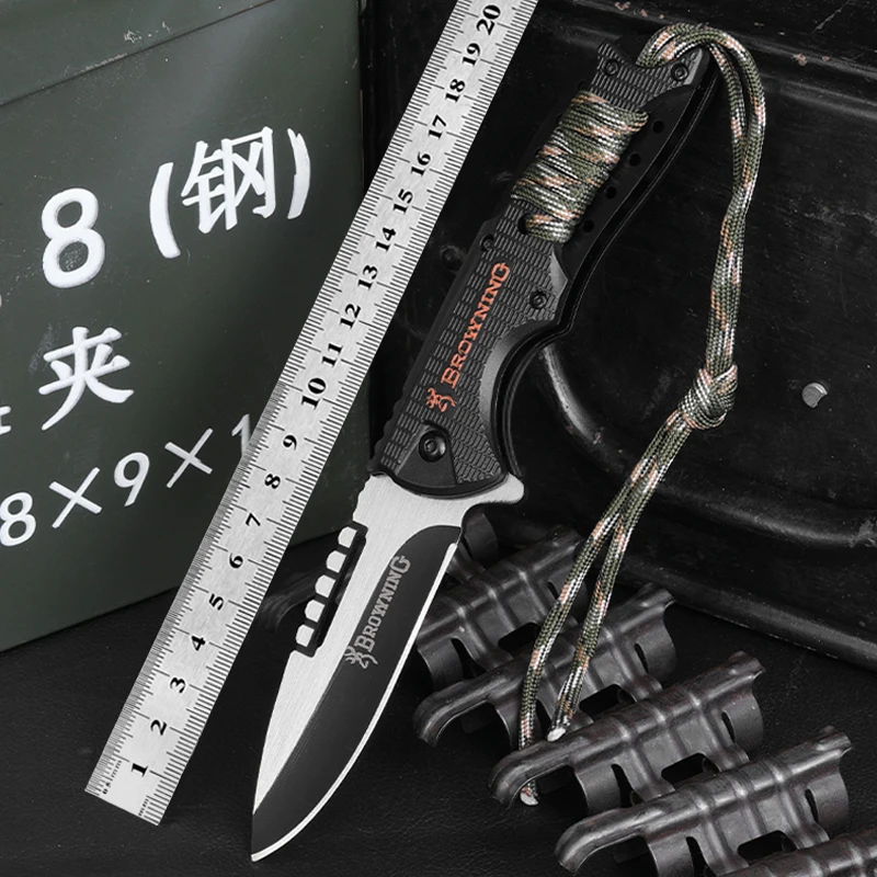 

Professional Military Folding Knife Tactical Pocket Knife 58HRC Cold Steel Hunting knives EDC Tools for Camping Hiking Sharp