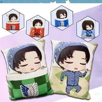 attack on titan anime manga peripherals sleep pillow quilt can be flipped lunch break pillow cushion stuffed plush doll toys