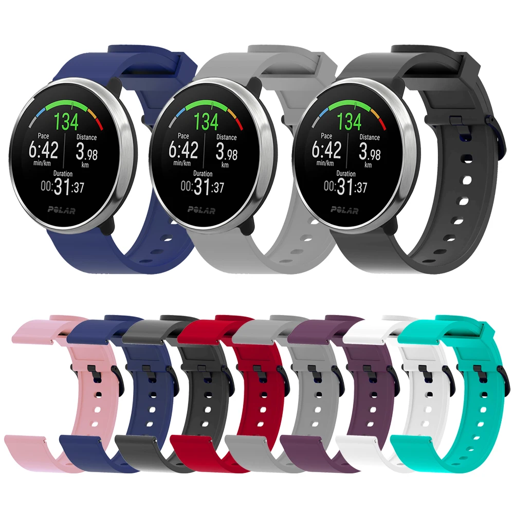 

Wrist Band Strap for POLAR IGNITE Smart Watch Band Replaceable Accessories Bracelet Watchband 20mm Sports silicone bands