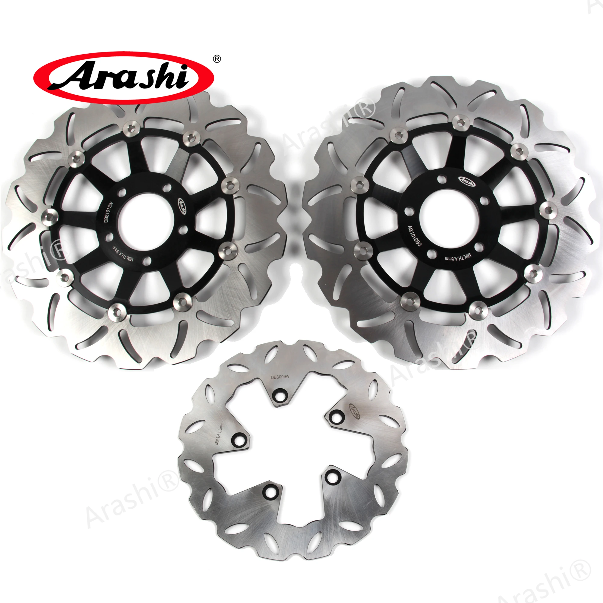 

Arashi 1 Set CNC Floating Front Rear Brake Disc Rotor For SUZUKI GSX R 1100 1989 - 2000 GSX1100R 1990 1991 1992 1993 1994 1995