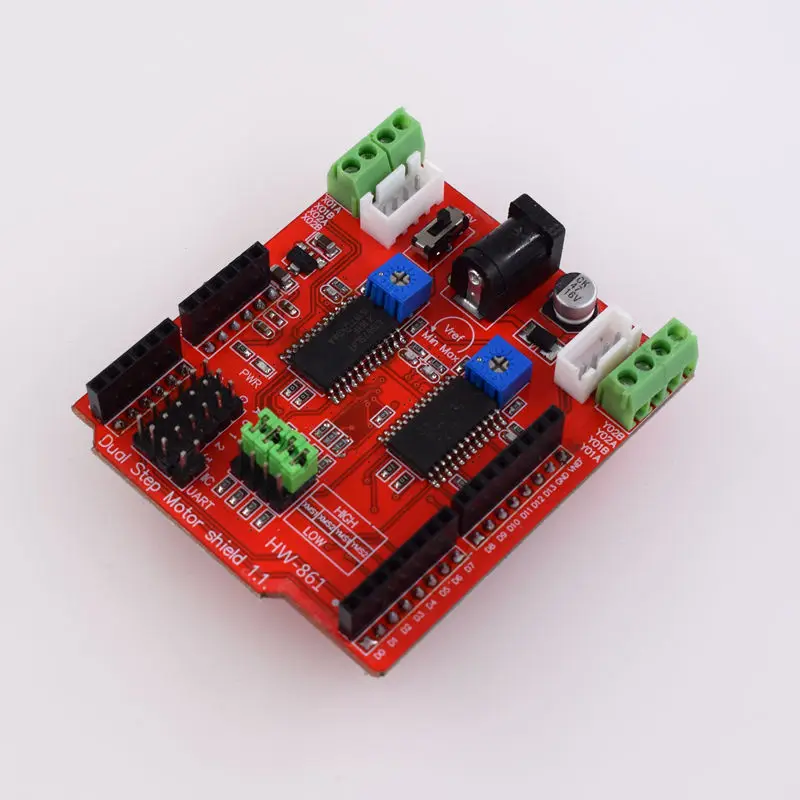 Двойной экран привода шагового двигателя для Arduino IO PWM CNC 3 В 5 с чипами A3967Chips привод