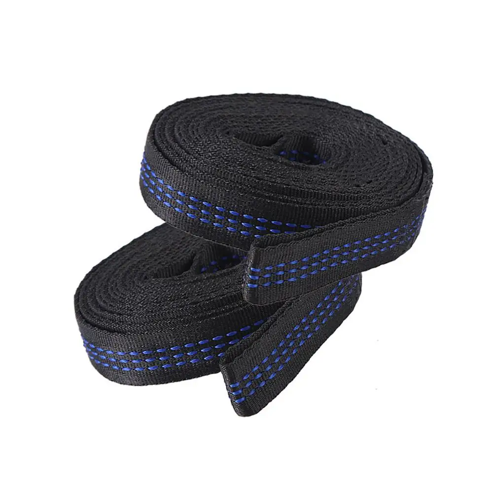 

2pcs Hammock Strap 200cm Tree Hanging Spare Part Outdoor Aerial Yoga 200KG Load Portable Outdoor Camping Hammock
