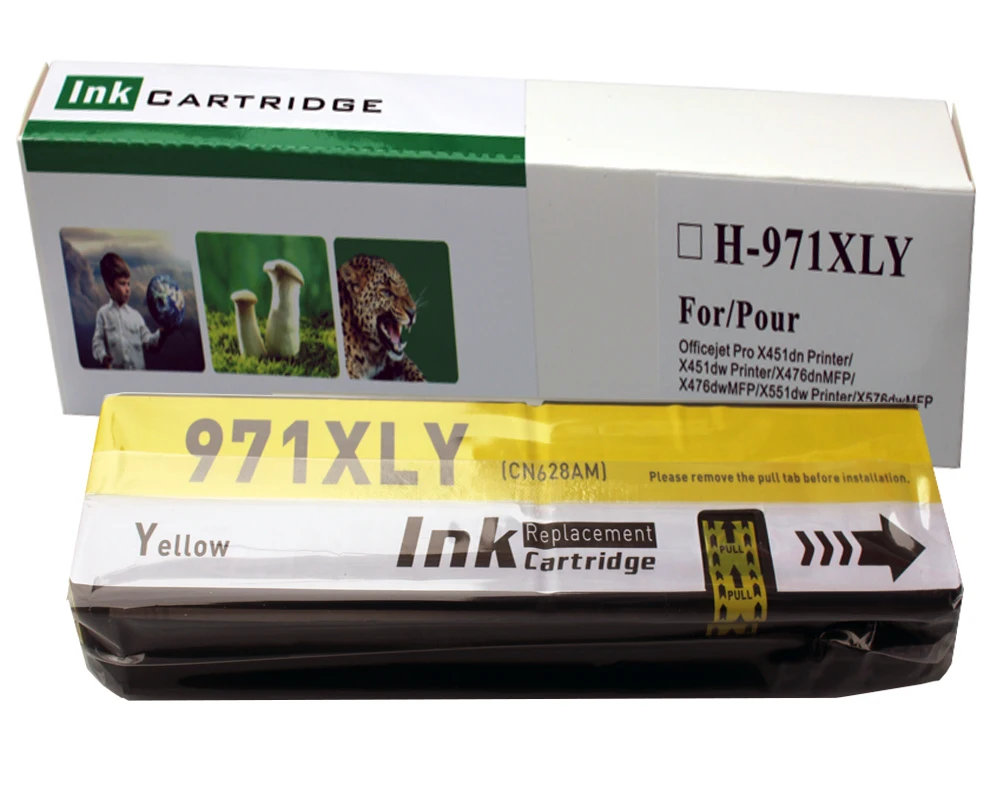Сменный чернильный картридж HP970 HP970XL HP971 HP971XL для hp Officejet Pro X451dn X451dw X476dn