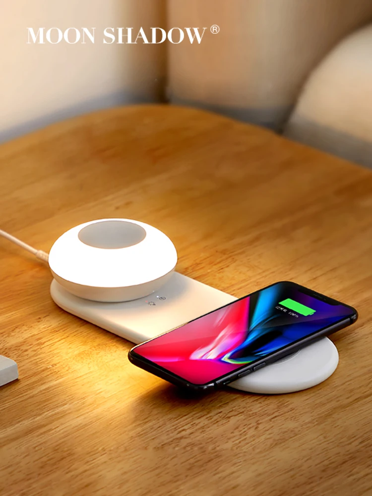 Ночсветильник MOONSHADOW с умным светодиодным датчиком прикроватный ночник для