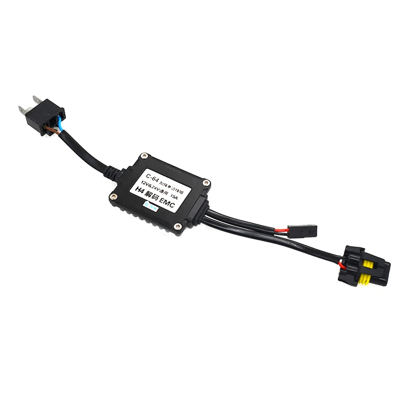 HIDLT 2 шт. 12 В 24 H4 биксеноновый HID Canbus декодер для Hi/Lo ксеноновая лампа светильник