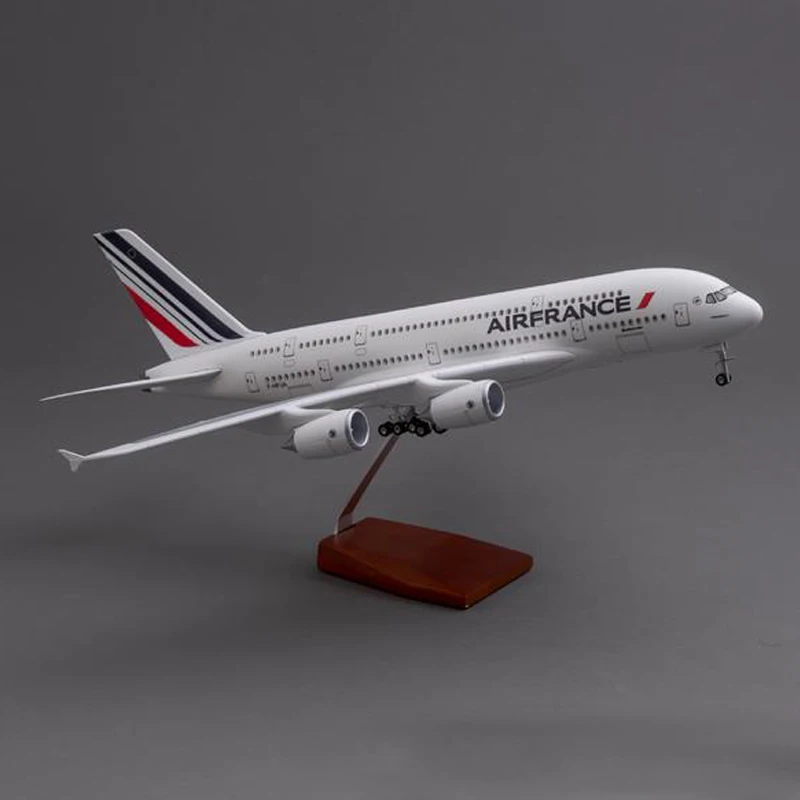 1/160 масштаб 50 См авиакомпания Air France модель Airbus A380 самолета Смола самолет со