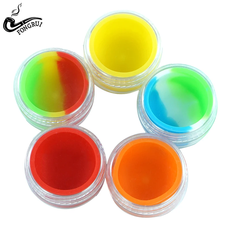 10 штук в партии 7 мл пластиковый контейнер с силиконовым внутренним милый пенал