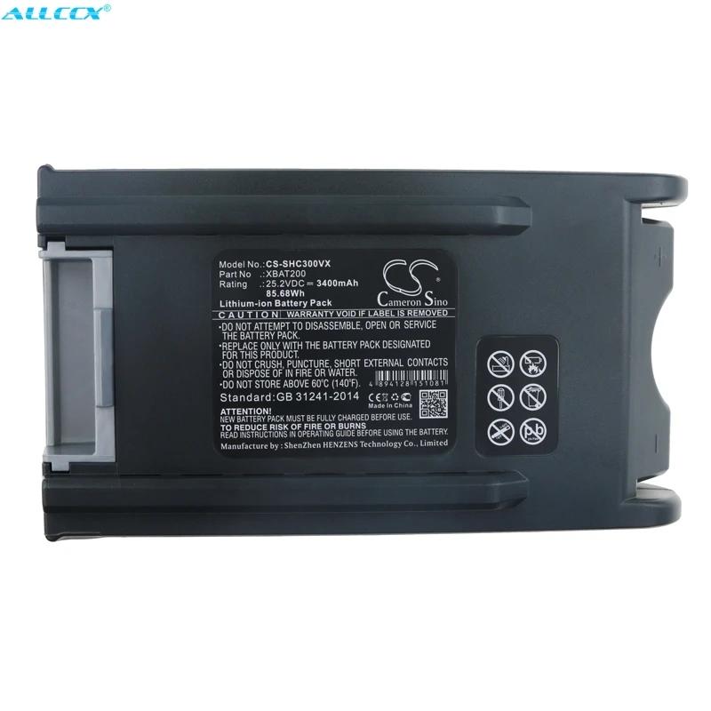

Cameron Sino 3400mAh Battery for Shark F30, IC200C,IC205,IF130,IF142,IF200,IF201,IF202,IF203,IF205,IF250,IF251,IF252,IF260,IF280