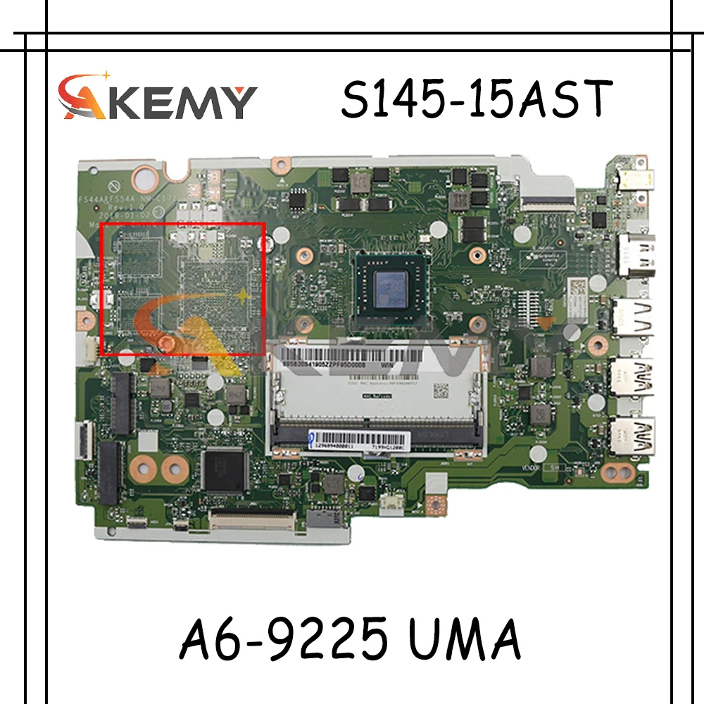 Verkauf Für Lenovo IdeaPad S145-15AST Laptop Motherboard NM-C171 Motherboard CPU A6-9225 UMA PELZ 5B20S4190 5 100% Test Arbeit Mainboard