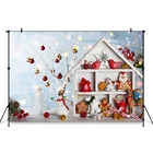 Рождественская фотография игрушка снеговик Рождественская елка фон Блестящий светильник олень венок фотобудка золотые розовые украшения