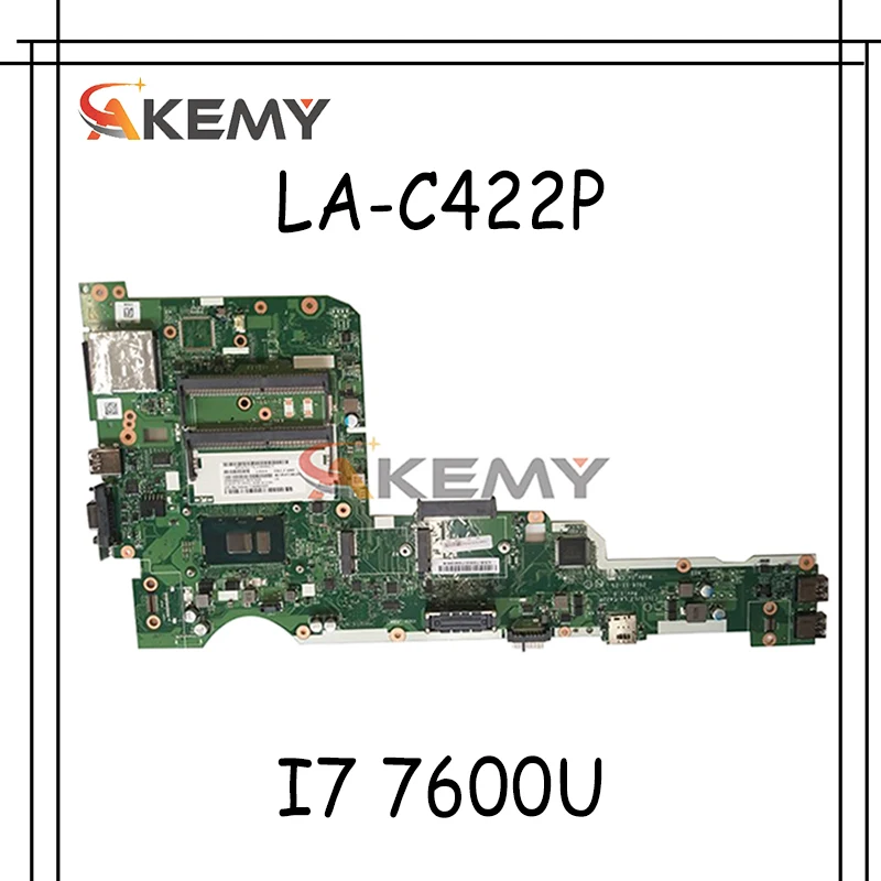 

Материнская плата для ноутбука Lenovo ThinkPad L570, I7 7600U CPU DDR4 100%, тестовая работа FRU 01ER225 01ER227 01ER229