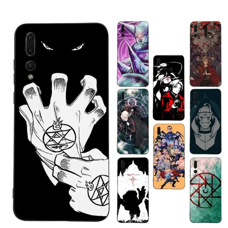 

Fullmetal Alchemist FMA Brotherhood Phone Case Soft Silicone Case For Huawei p 30lite p30 20pro p40lite P30 Capa