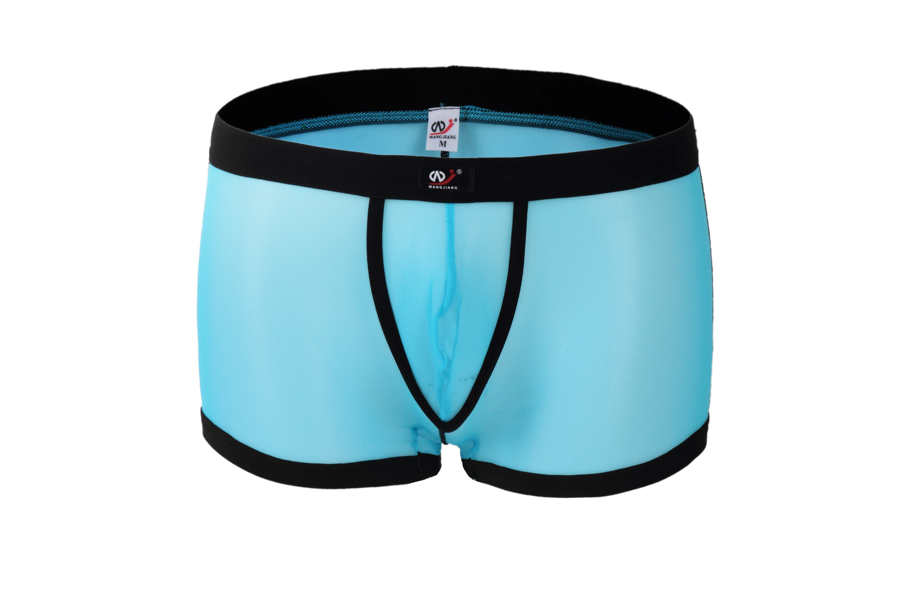 

Summer hot style men's ice silk underwear seamless boxers ultra-thin transparent breathable naked ice pants