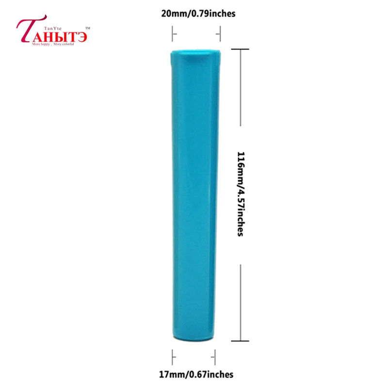 

10pc 116*20mm Tube Type Pill Box Stash Jar Holder Storage Cones Holder Airtight Waterproof Pill Box For Smoking Random Color