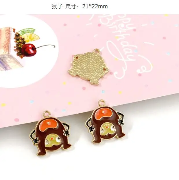 10 шт. металлические подвески в виде животных|Шармы| |