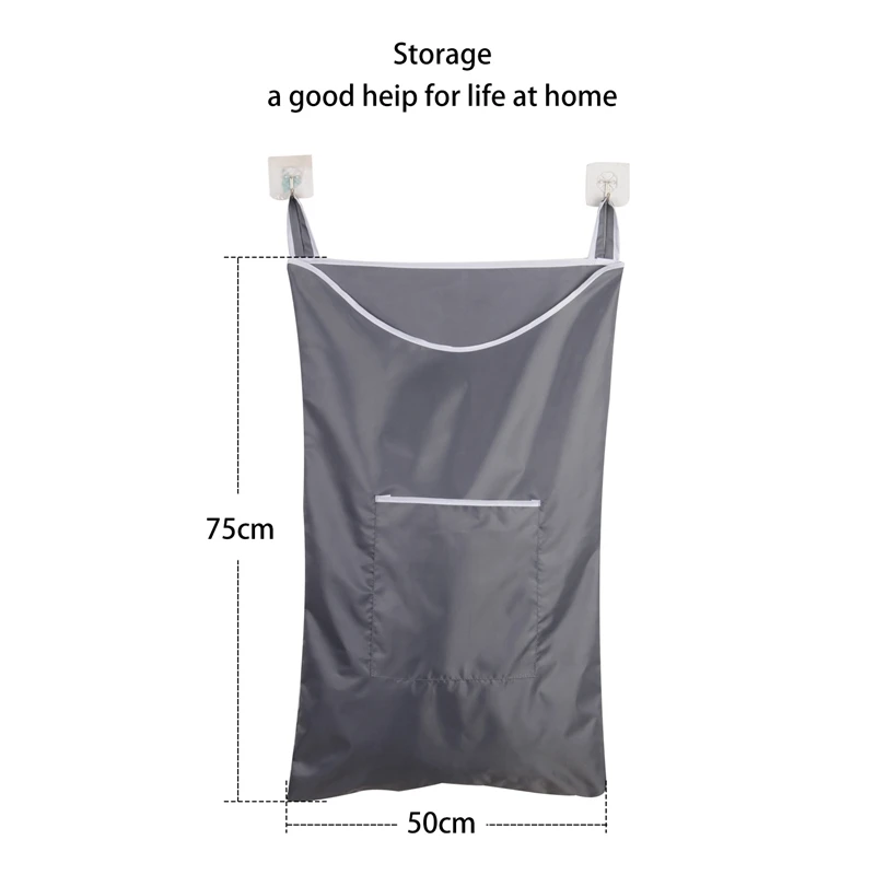 Компактная подвесная корзина для белья сумка с бесплатными дверными крючками