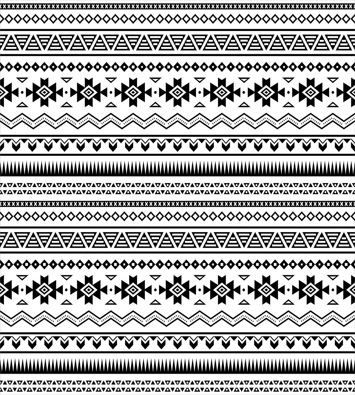 Набор пододеяльников для племени ацтекский фольклорный арт граница Южная