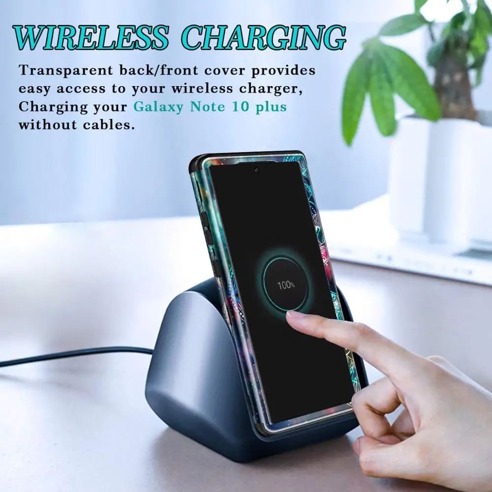 for Samsung Galaxy S9 S10 Plus Note 10 9 Case 360 Full Body Coverage Hard PC+Soft Silicone TPU 3in1 Shockproof Cover | Мобильные