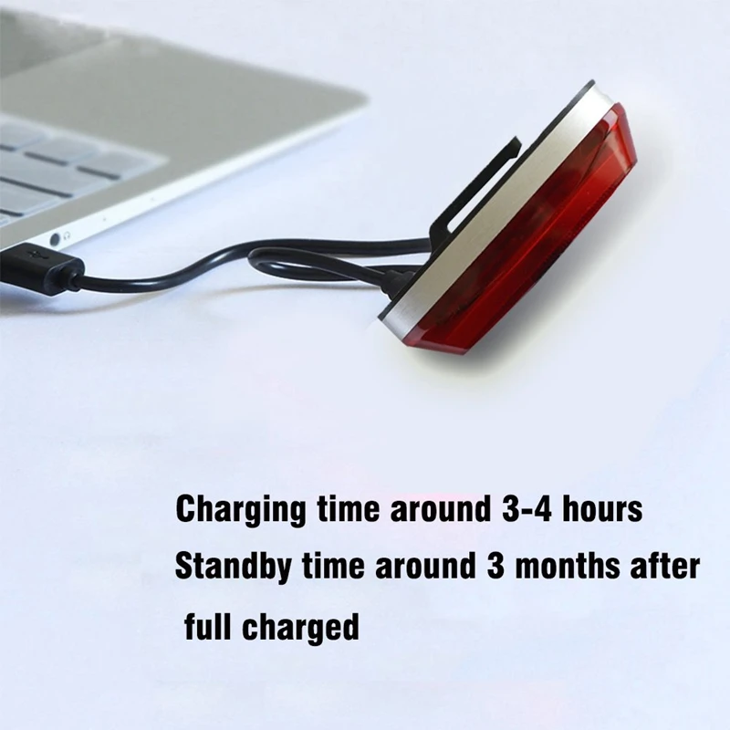 Умный велосипедный задний светильник автомобильный Usb Перезаряжаемый