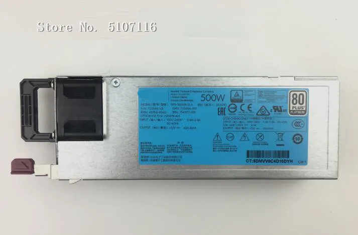

Для Gen9 G9 723594-001 723595-501 754377-001 720478-B21 HSTNS-PC40 блок питания будет полностью протестирован перед отправкой
