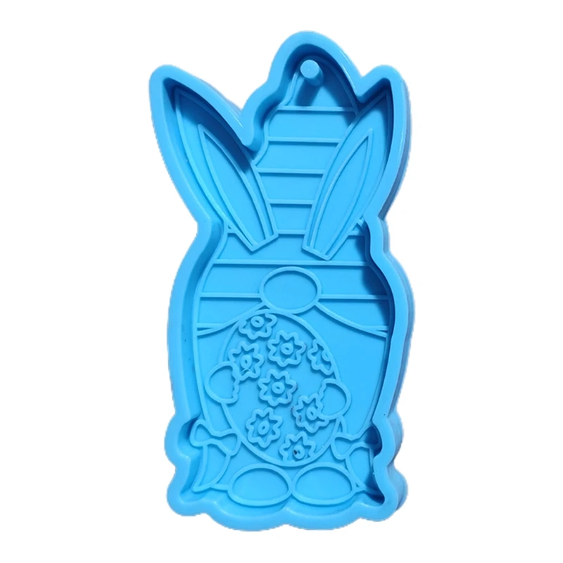 

Epoxy Resin Mold Easter Keychain Silicone Mould DIY Crafts Jewelry Pendant Tool
