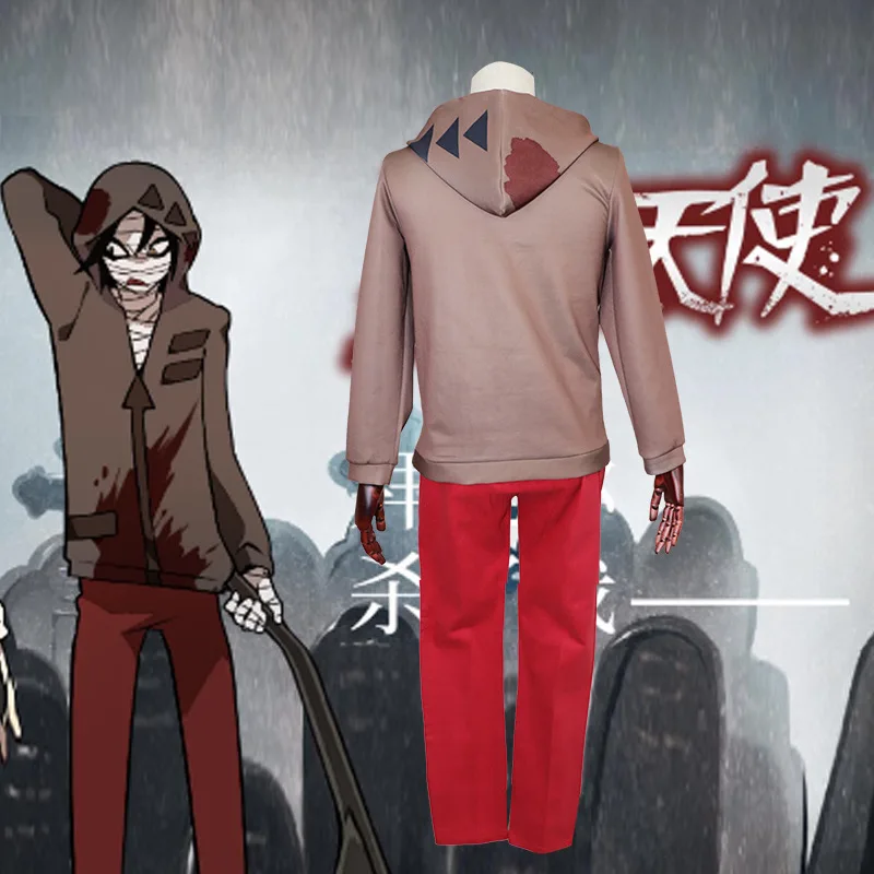 

Костюм Satsuriku no Tenshi с ангелами смерти, костюм Айзек Фостер, косплей, толстовки + брюки, куртка с капюшоном, свитер, Женский пуловер