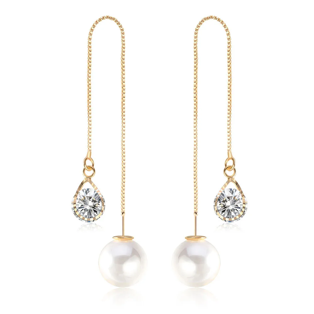 Новинка женские модные серьги подвески с искусственными кристаллами