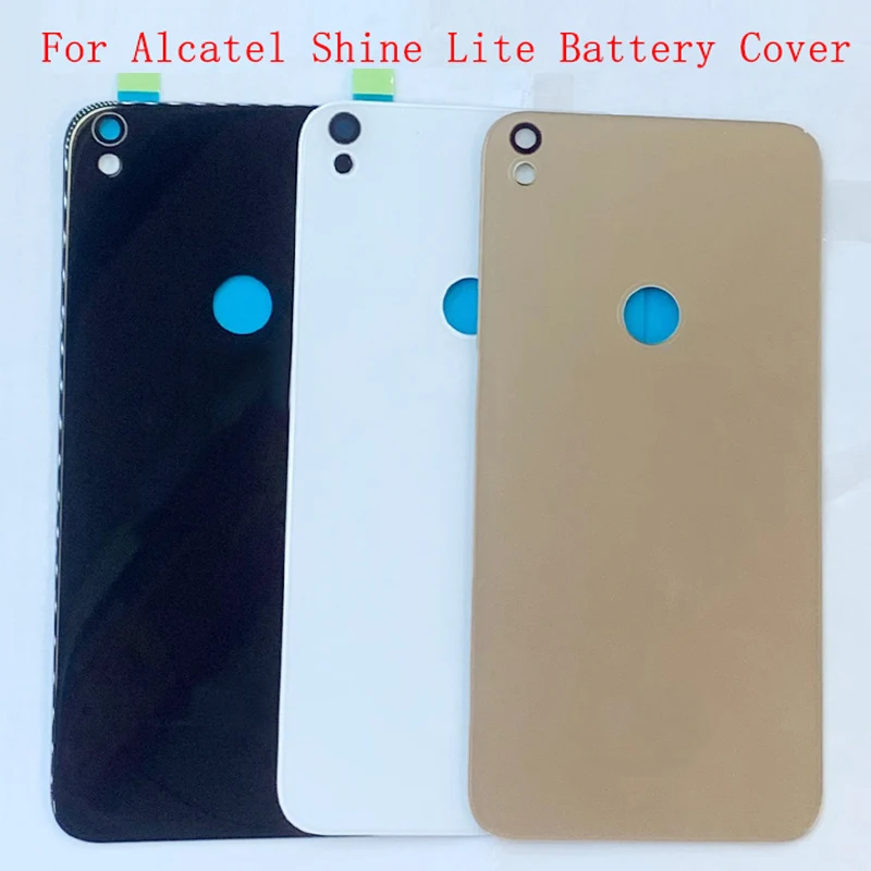 Крышка батарейного отсека задняя крышка корпуса для Alcatel Shine Lite с логотипом
