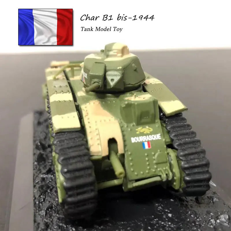 Новинка 1/72 масштаб военная модель игрушки мировая война Франция Char B1 средний бак