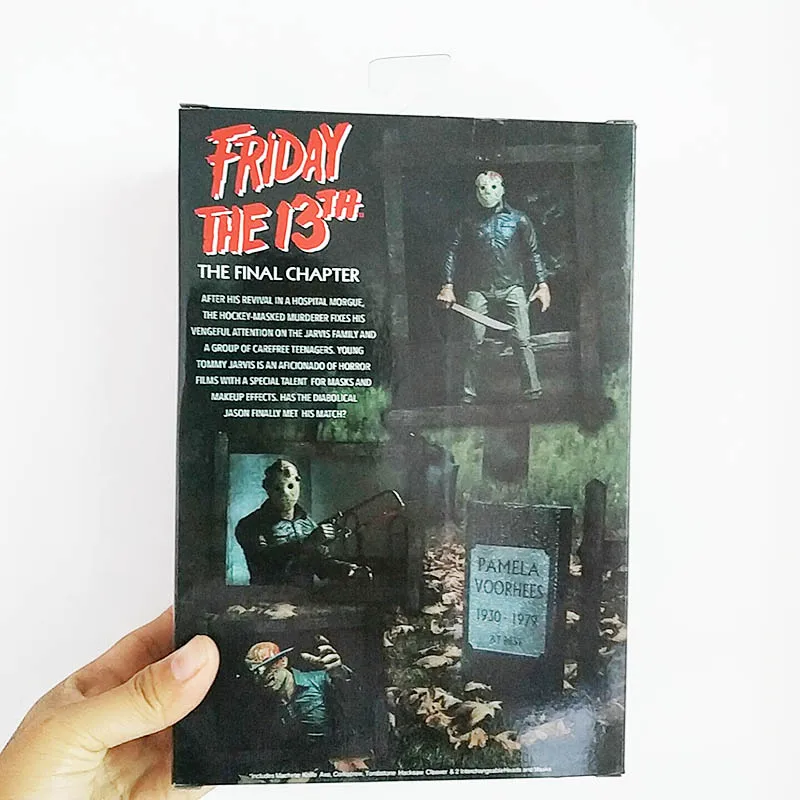 18 см NECA Friday 13 Voorhees Final Chapter Памела Джейсон фигурка модель игрушки кукла для подарка