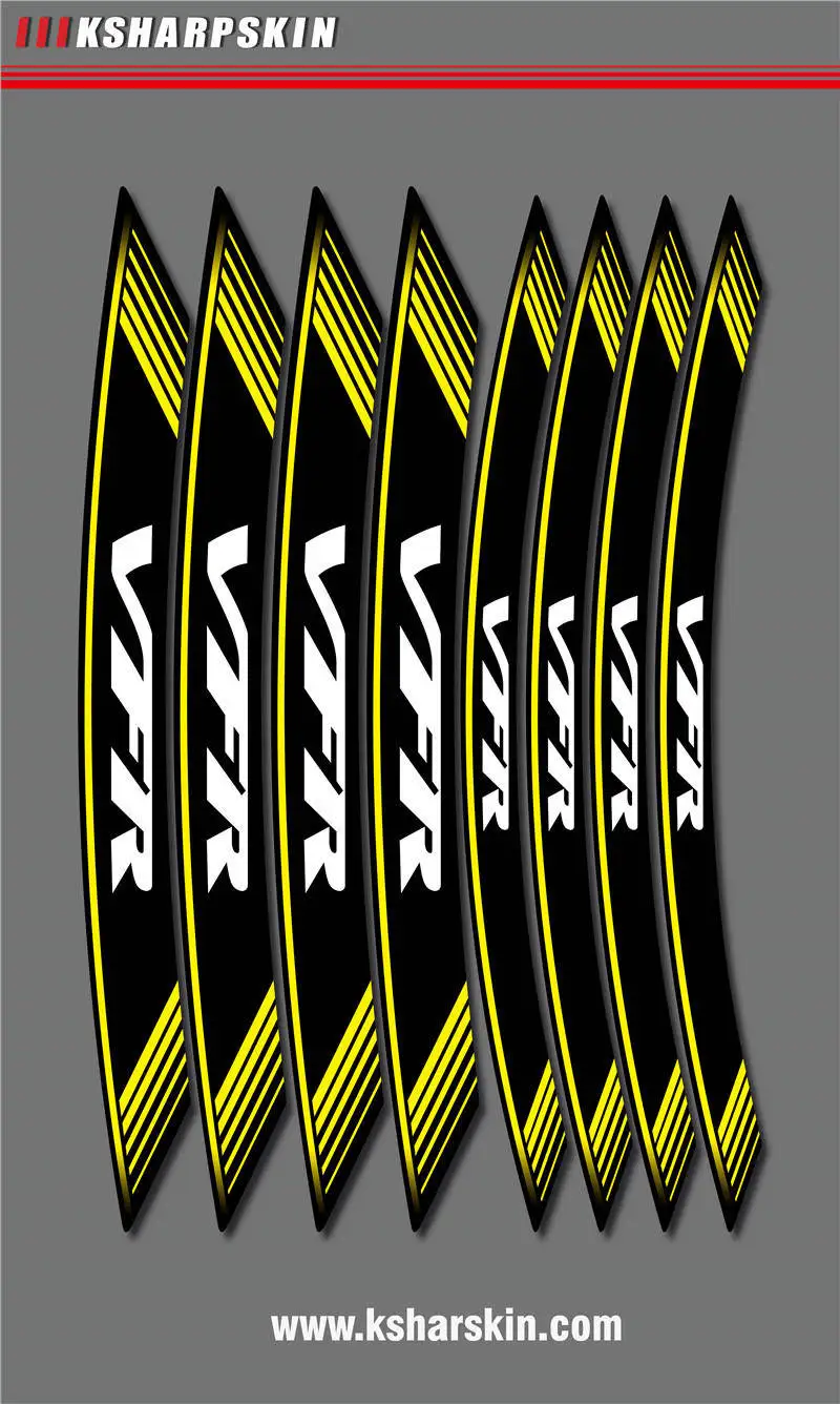 Новые шины мотоцикла стикеры цветная внутренняя обод колеса личности