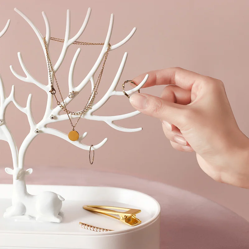 Подставка для демонстрации оленьих рогов поднос с ящиком серьги ожерелье кольцо