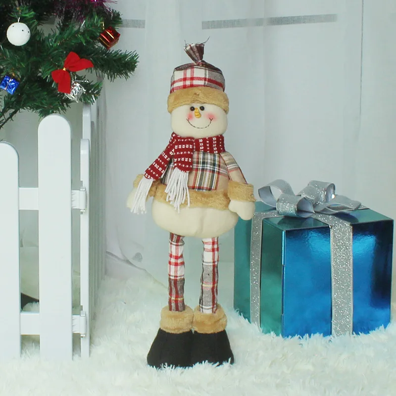 51 см большие размеры Рождественские куклы выдвижной Санта-Клаус снеговик лося