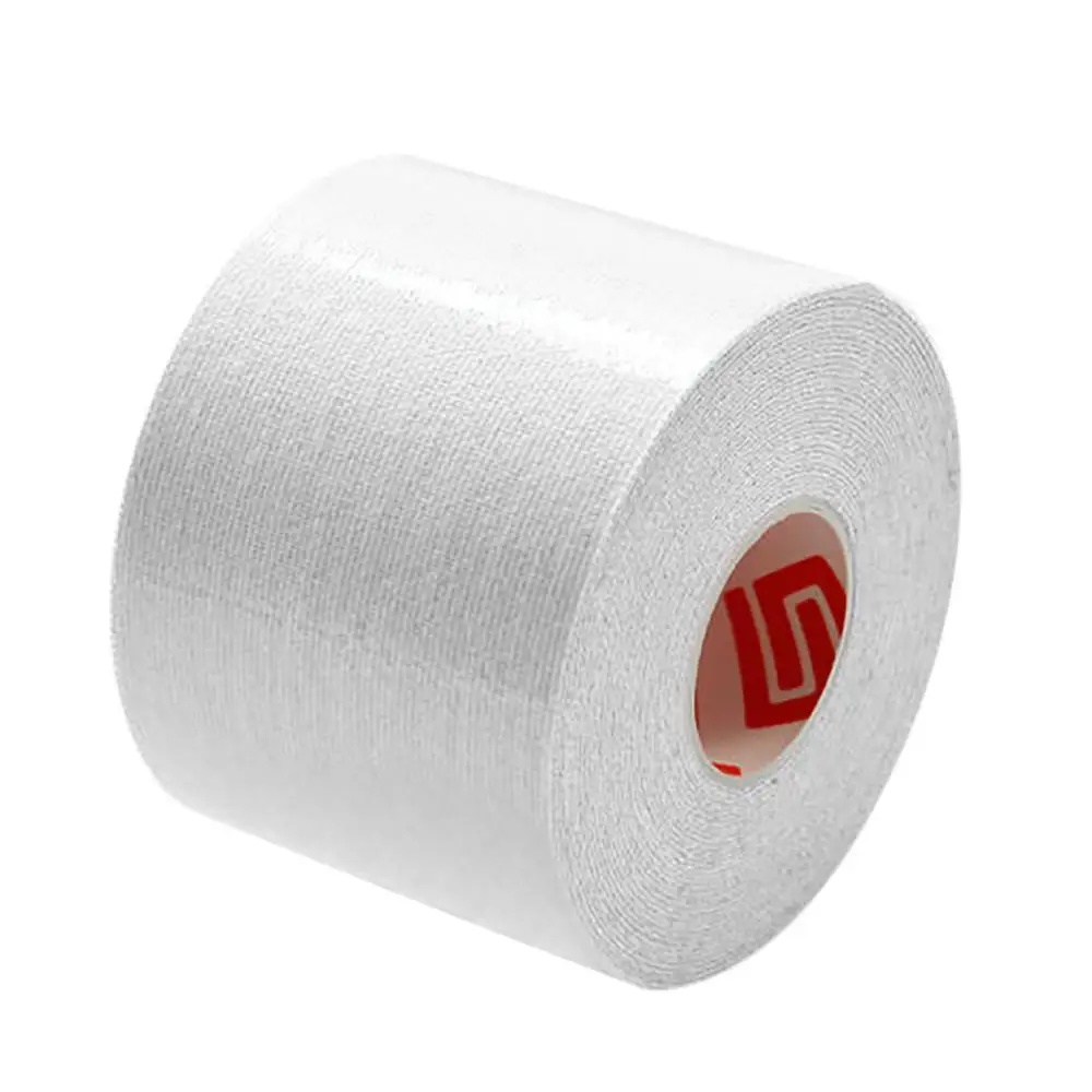 1 Roll Elastic Kinesiology Sports Tape Muscle Pain Care Therapeutic Multicolored muscle stickers cotton tape hypoallergenic F1 - Color: WH